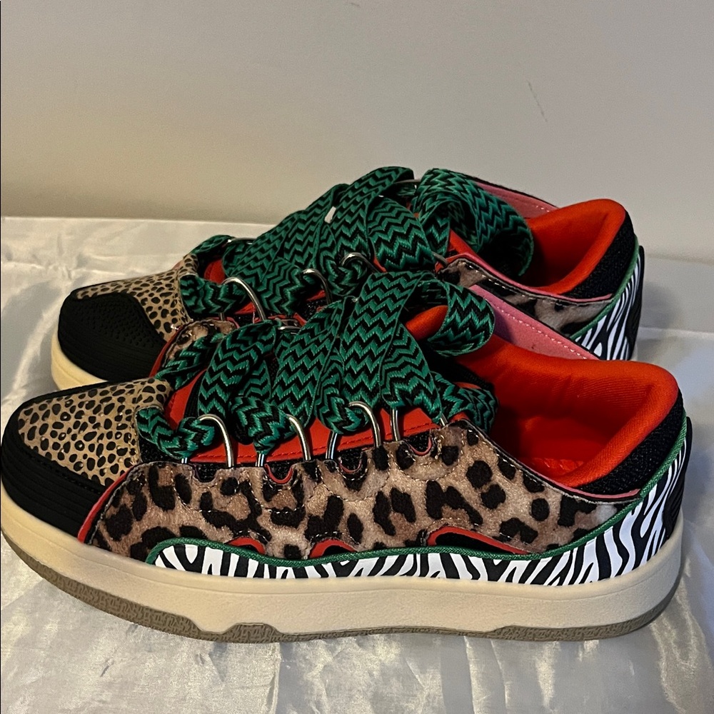 Stylish Leopard Print Kids Shoes